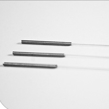 Sterile dry needling needles used in treatment